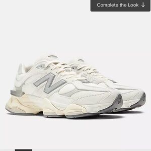 New Balance 1960 White and Gray Sneakers